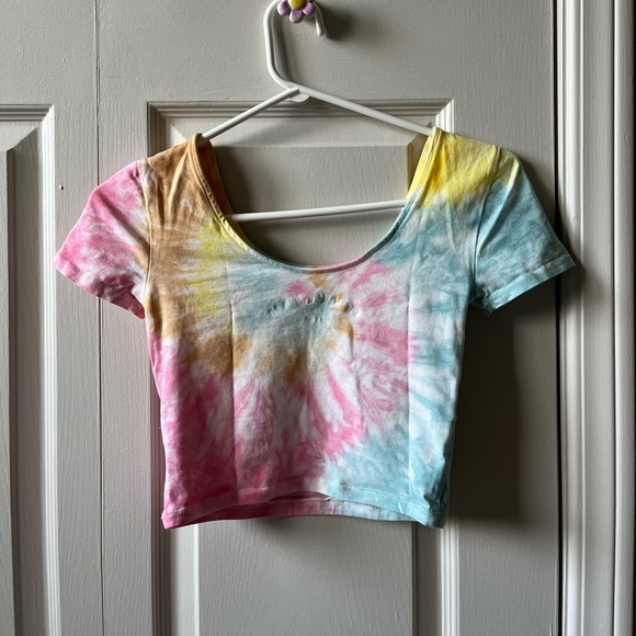 Tie dye ballet crop top: - Picture 4 of 9